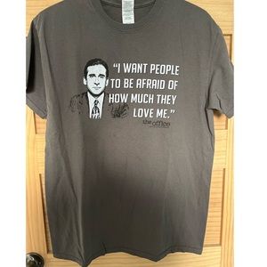 unisex The Office Michael quote tshirt! NEVER worn!!